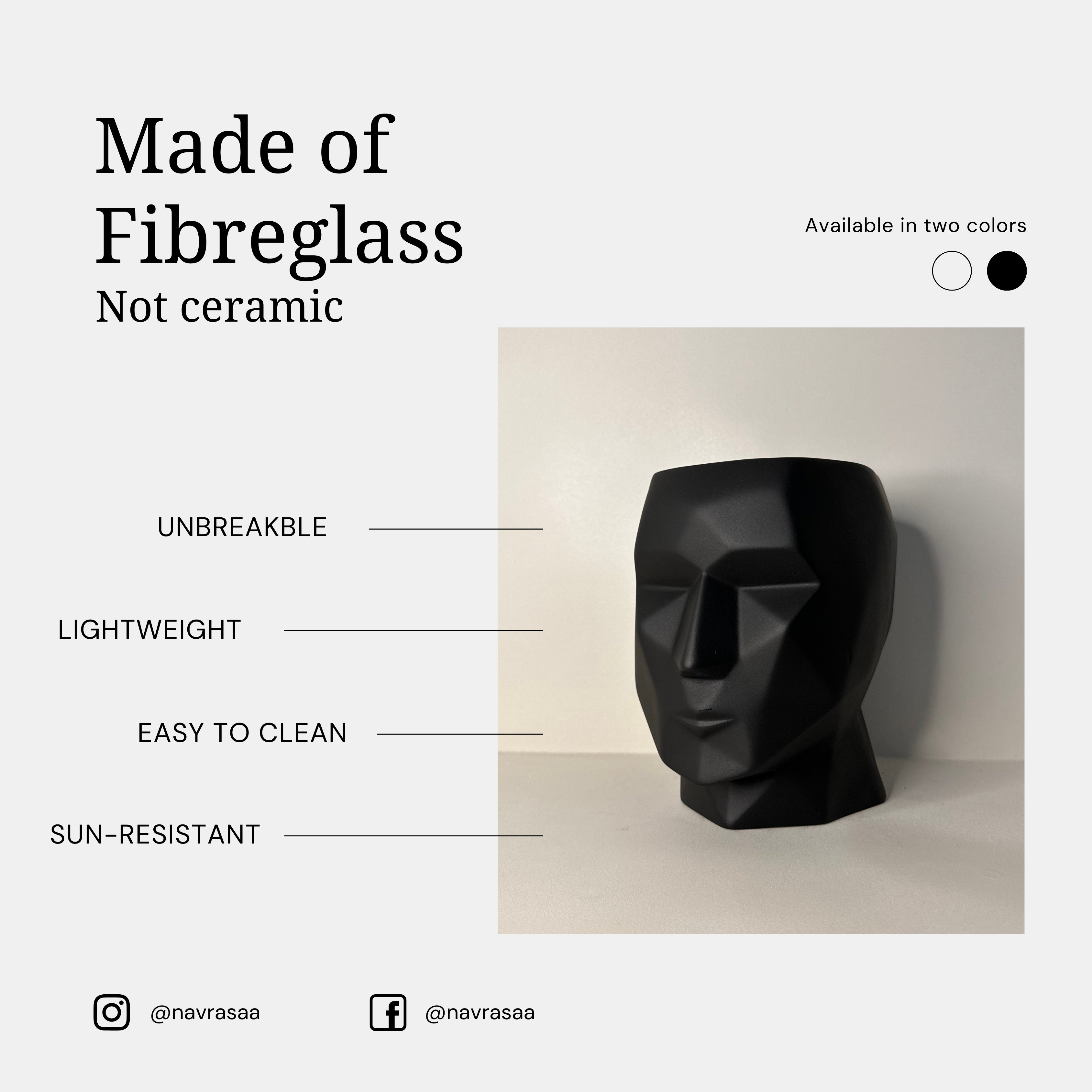 Alex Face Planter – Black