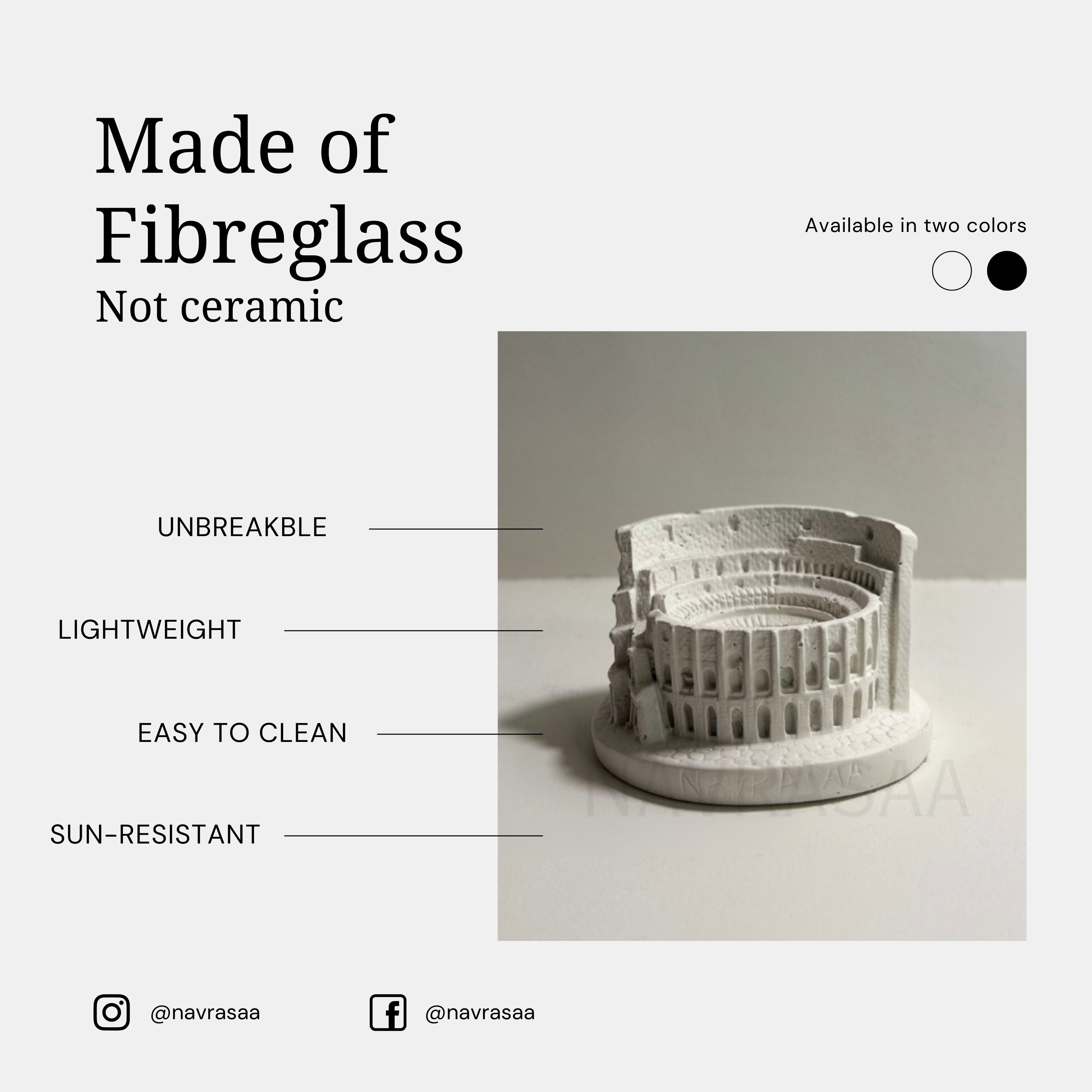 Colosseum Art – White