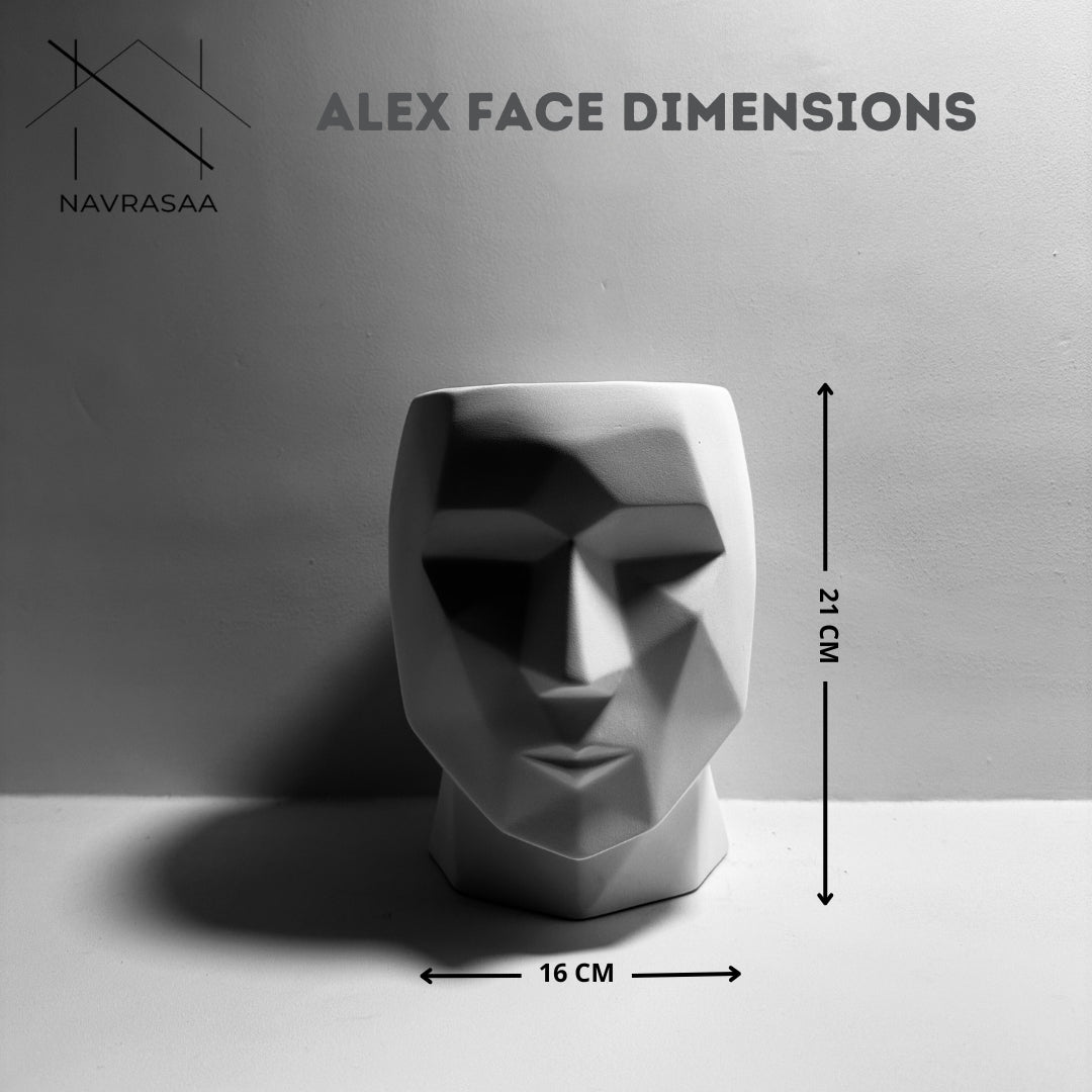 Alex Face Planter – White