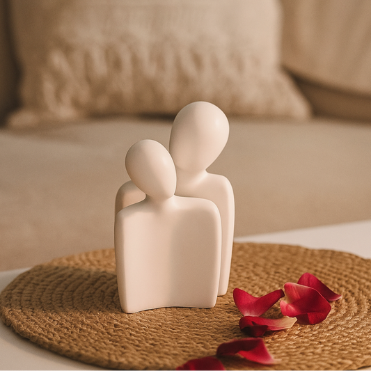 Soulmates Sculpture – White (Set of 2)