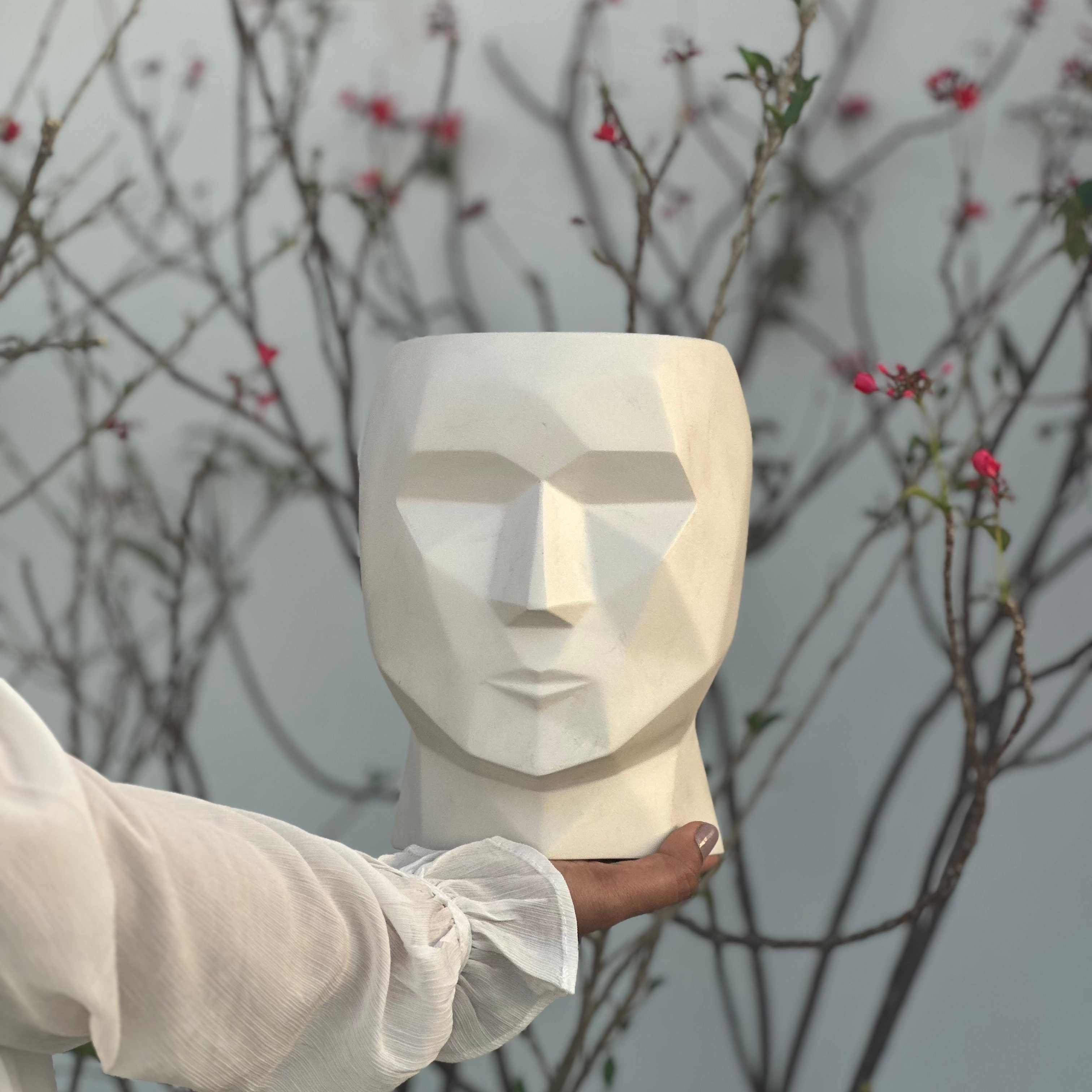 Alex Face Planter – White