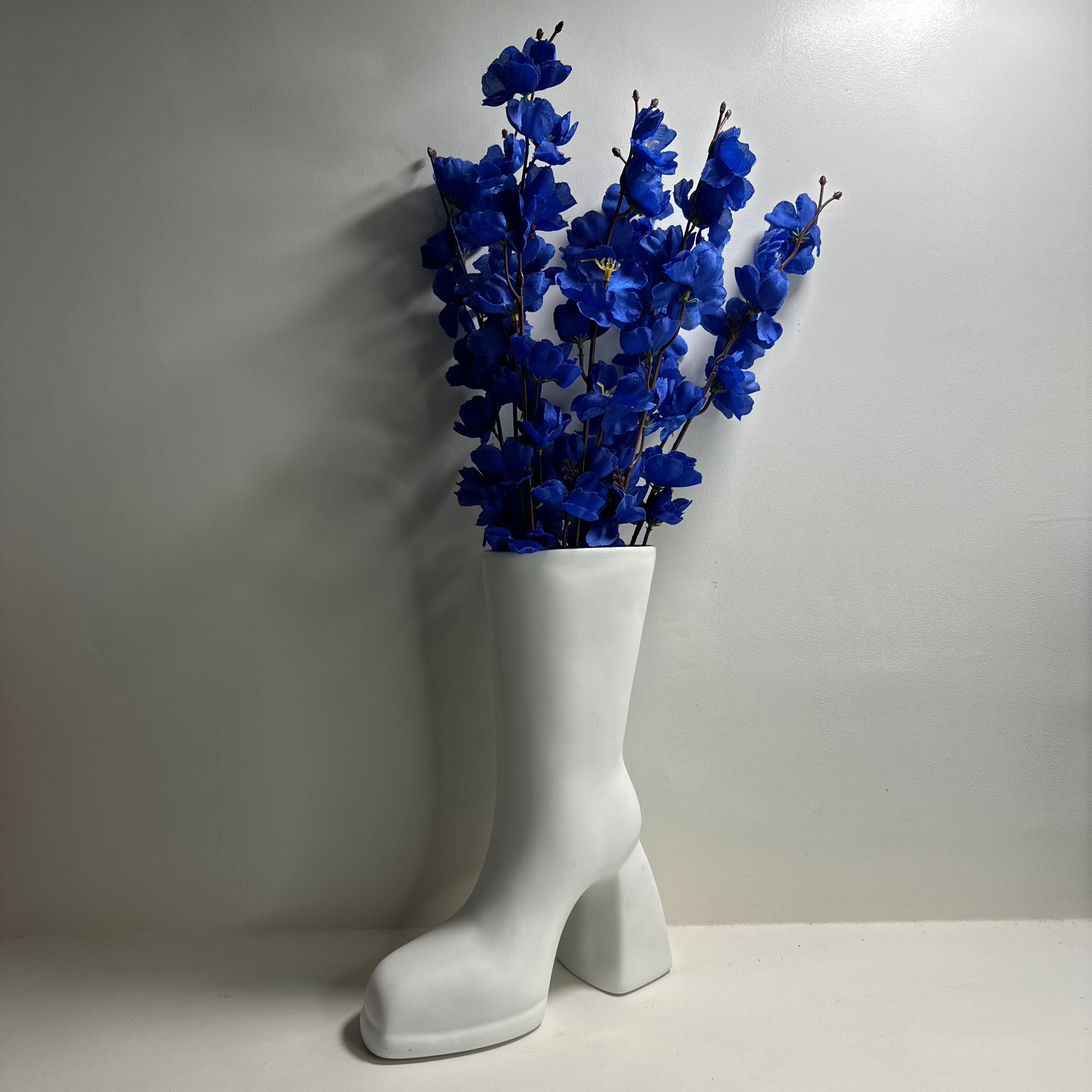 Bloom Boot Vase – White