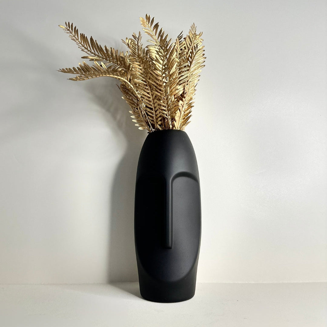 Visage Vase – Black